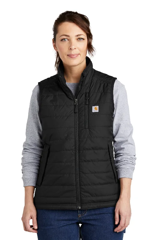 cold weather jacketCarhartt Womens Gilliam Wind & Water Resistant Full Zip Vest - Black