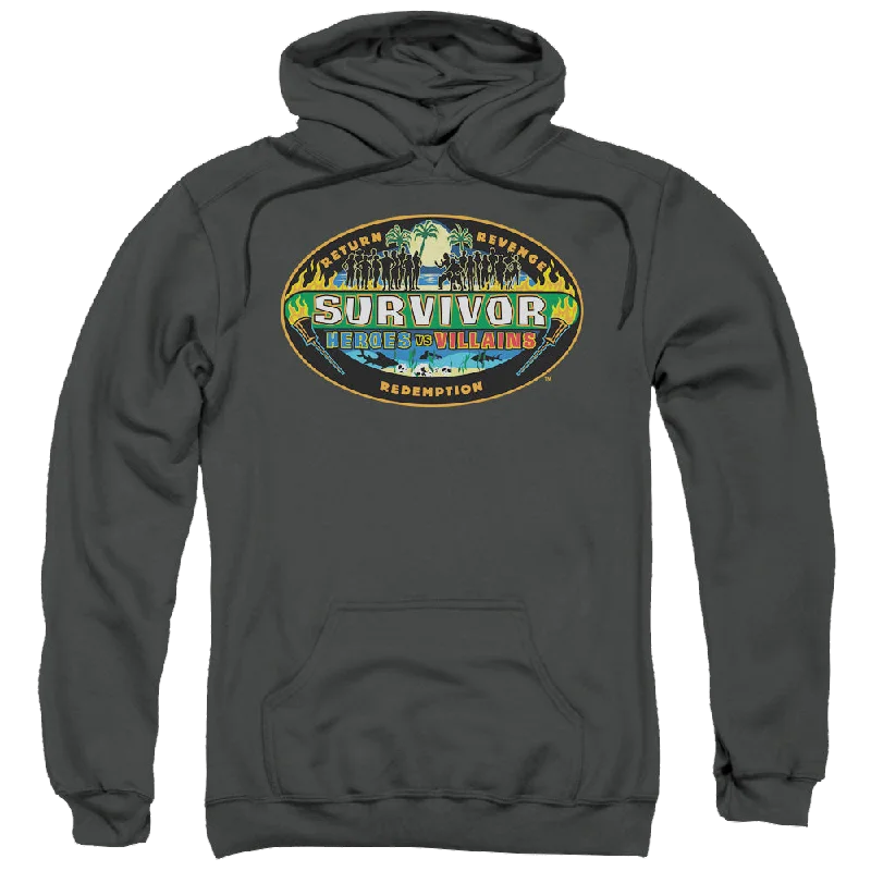 comfortable stylish hoodieSurvivor Heroes Vs Villains - Pullover Hoodie