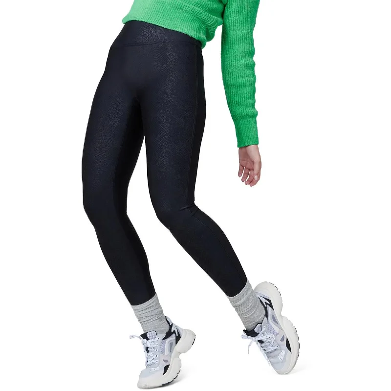 casual workout hoodieSpanx Womens Faux  Leather High Waisted Athletic Leggings