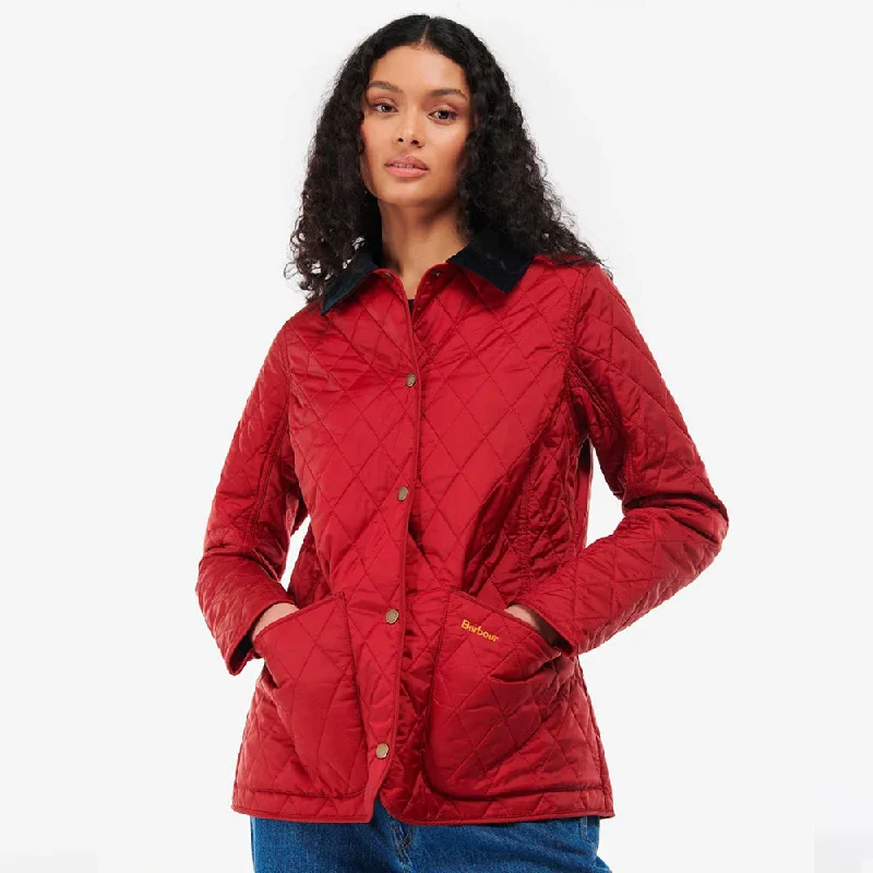 cozy fleece coatAnnandale Quilted Jacket Dark Red