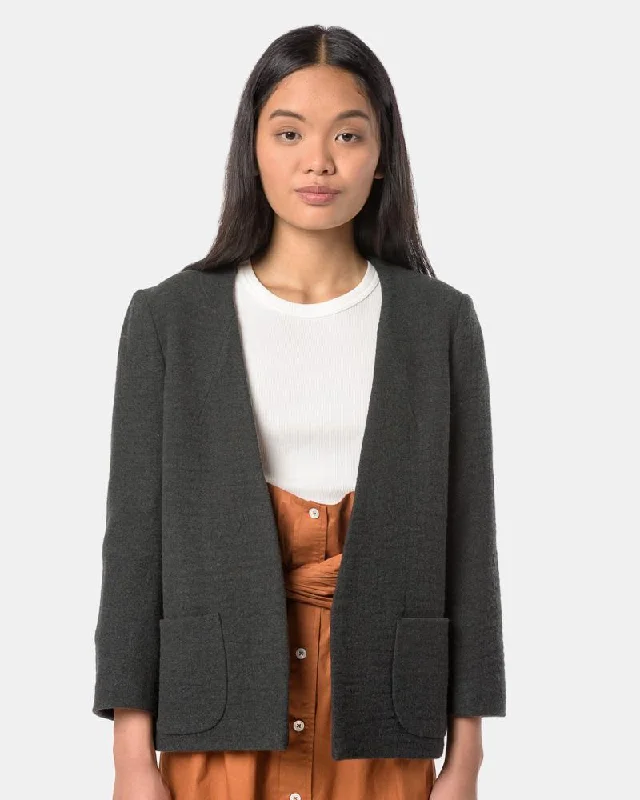 fashion-forward coatJennings Jacket in Dark Green