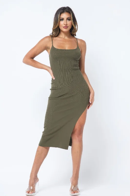 sleeveless dressSide Slit Cami Dress