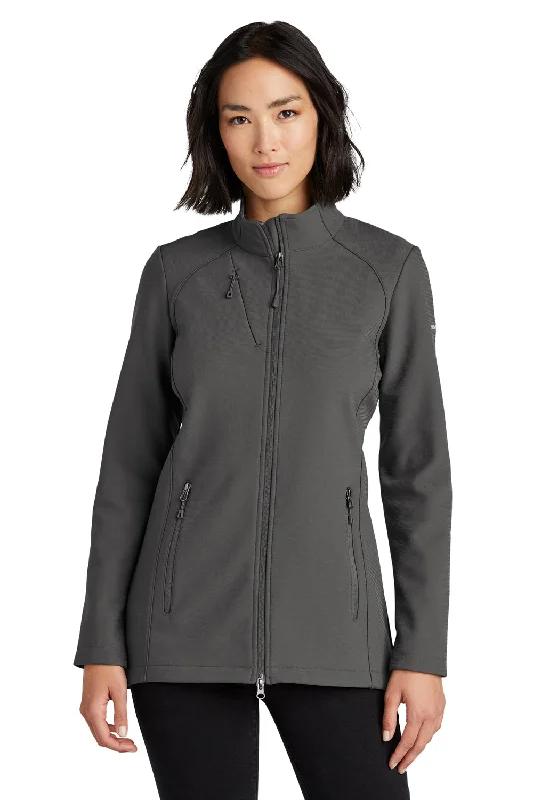 tailored blazer coatEddie Bauer Womens Stretch Water Resistant Full Zip Soft Shell Jacket - Iron Gate Grey