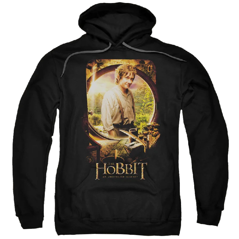 sporty hooded sweatshirtHobbit Movie Trilogy, The Bilbo Poster - Pullover Hoodie