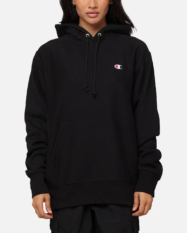 oversized hoodie with drawstringsChampion Reverse Weave Small C Hoodie Black