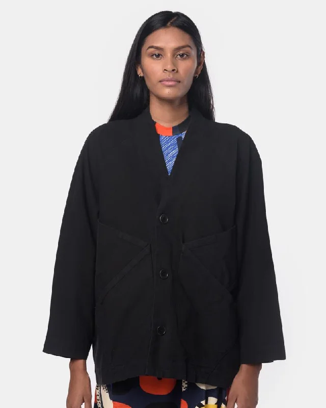 warm outerwearFast Jacket in Black