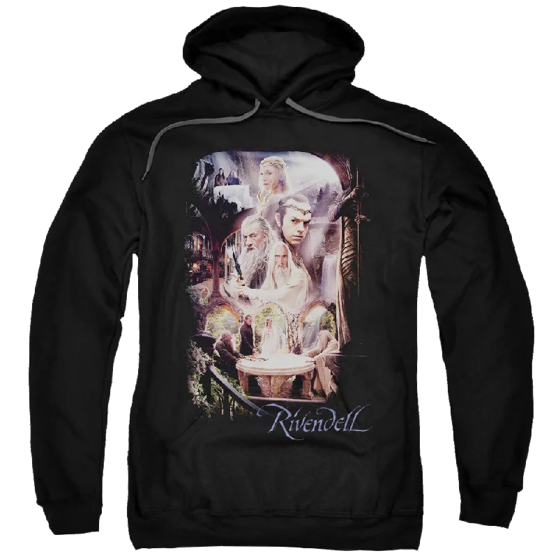 sleek zip-up hoodieHobbit Movie Trilogy, The Rivendell - Pullover Hoodie