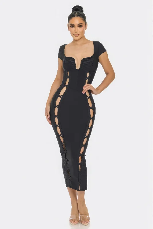 stylish dressBandage Midi Dress