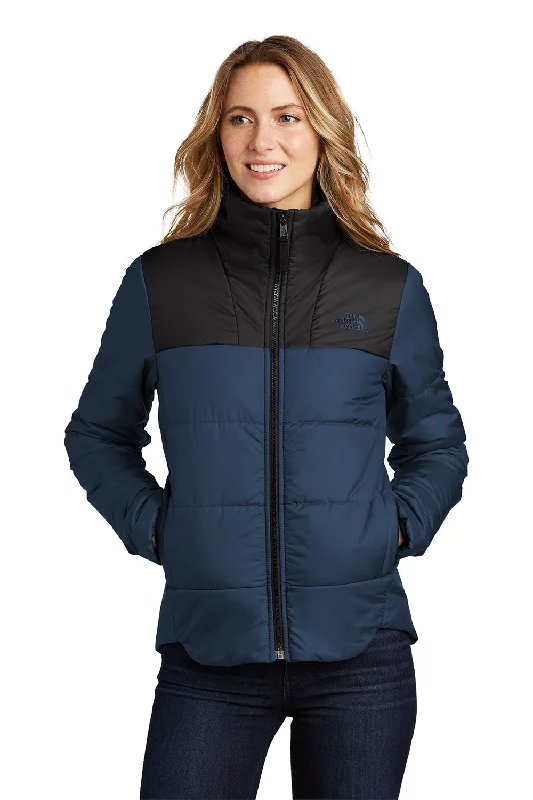 oversized trench coatThe North Face Womens Everyday Water Resistant Insulated Full Zip Jacket - Shady Blue