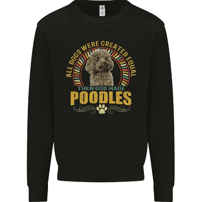 bold fitness hoodieA Poodle Dog Mens Sweatshirt Jumper