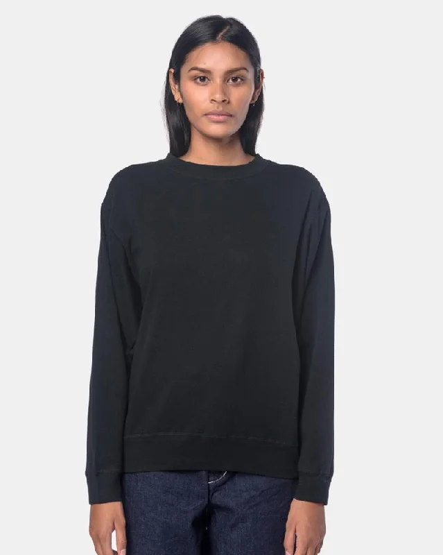 stylish lightweight coatWide Sweatshirt in Black