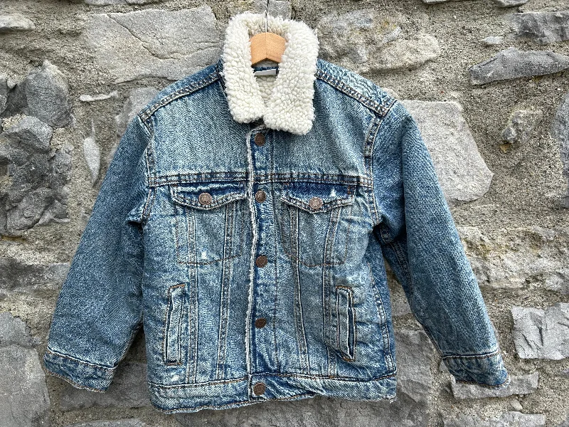 Denim fleece lined jacket  5-6y (110-116cm)